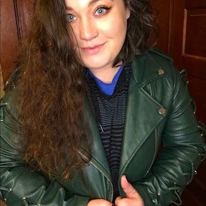 Forest Green Ci Sono Premium Jacket